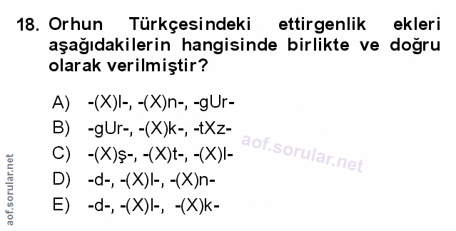 Soru 18