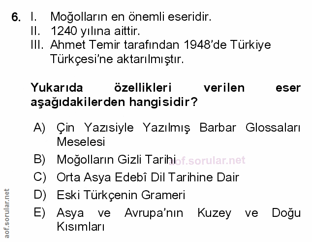Soru 6