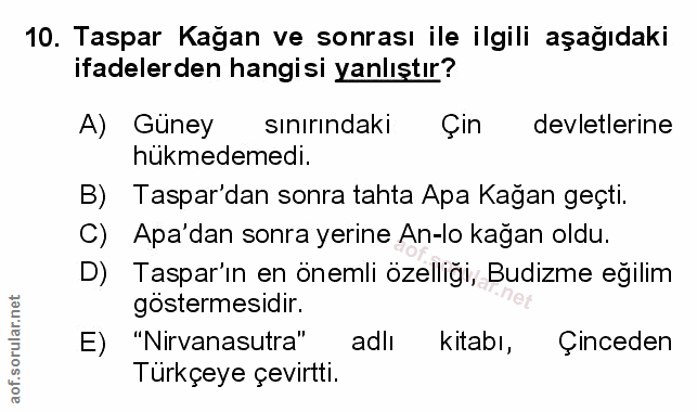 Soru 10