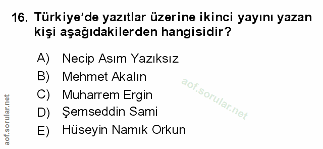 Soru 16