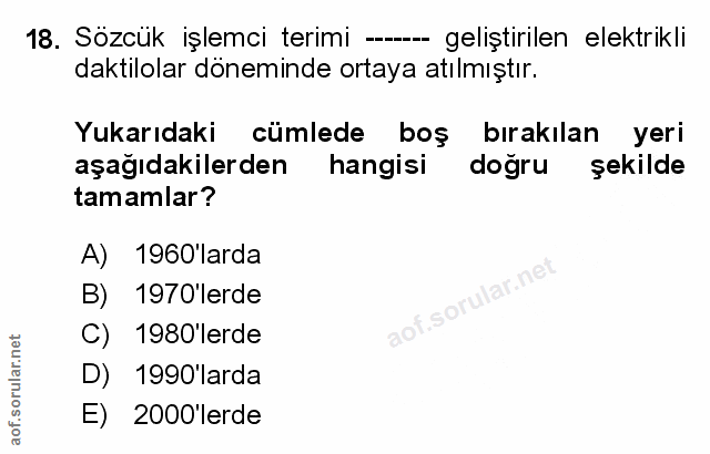 Soru 18