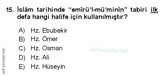 Soru 15
