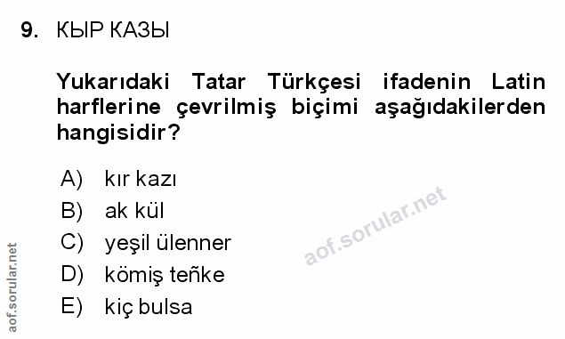 Soru 9