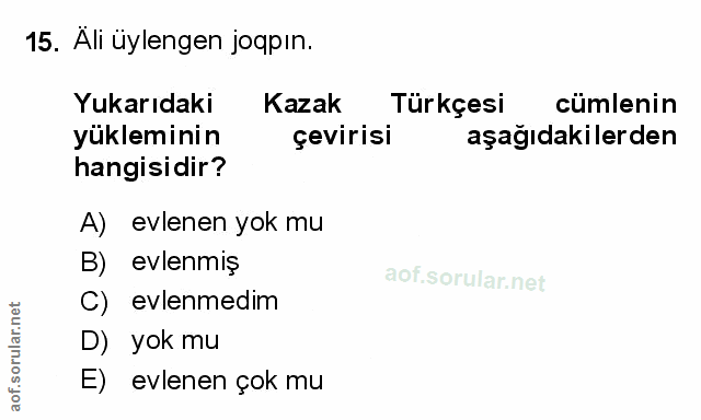 Soru 15
