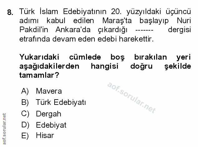 Soru 8
