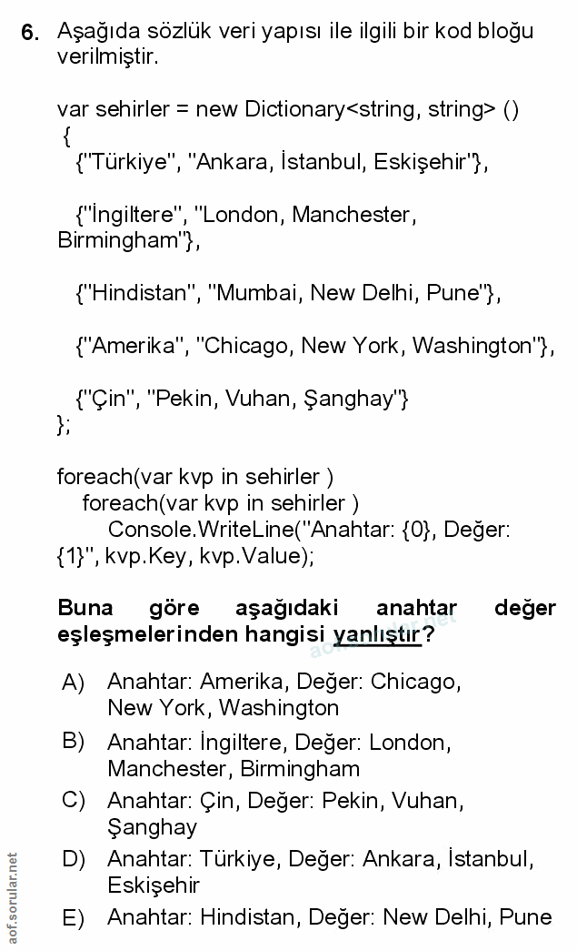Soru 6