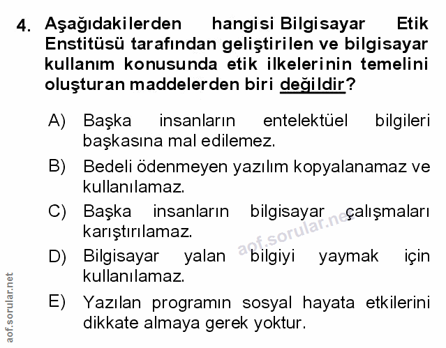 Soru 4