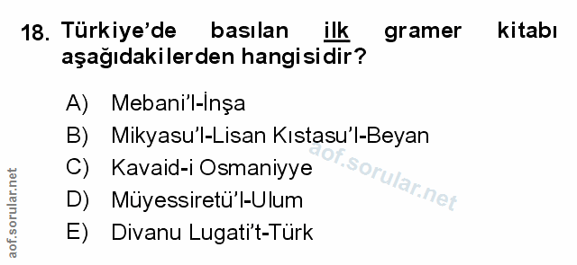 Soru 18