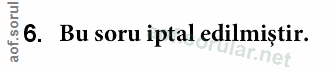 Soru 6