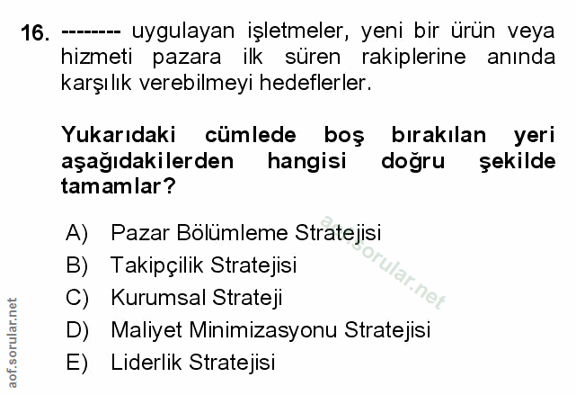 Soru 16