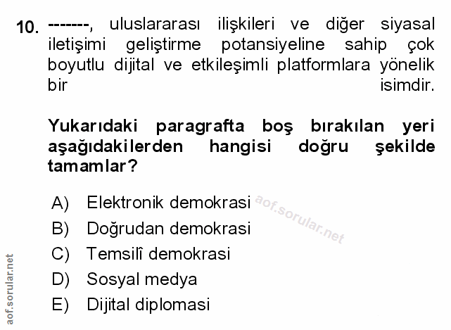 Soru 10