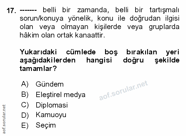 Soru 17
