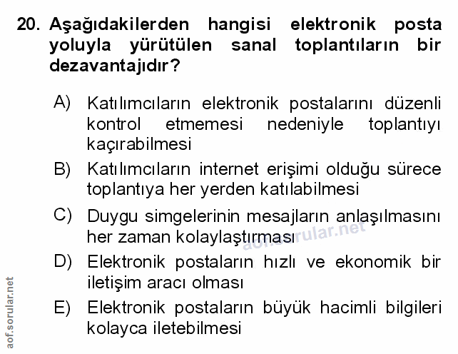 Soru 20