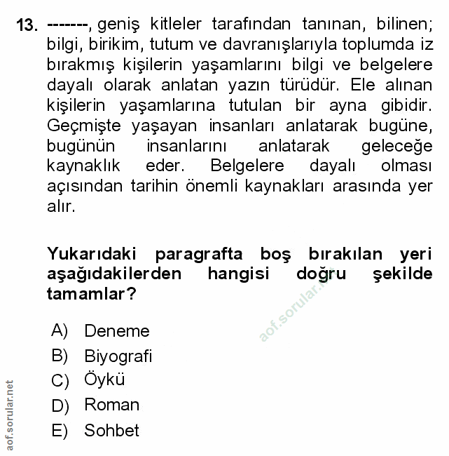 Soru 13