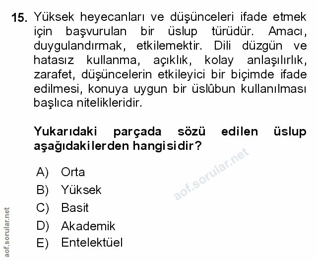Soru 15