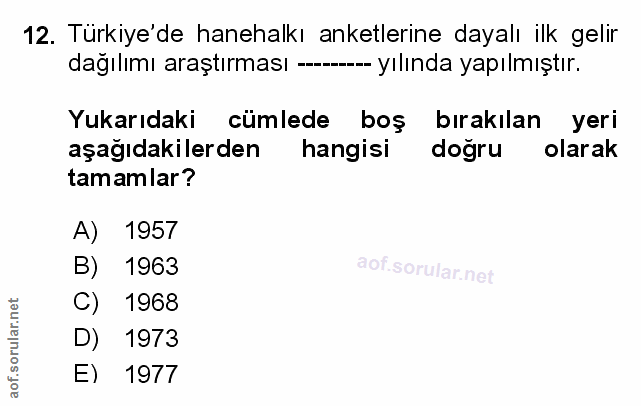 Soru 12
