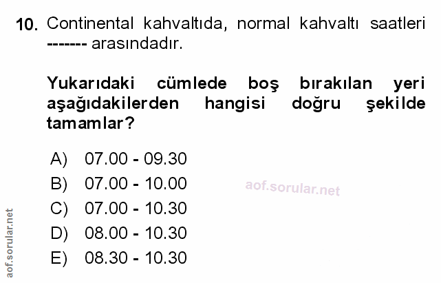 Soru 10
