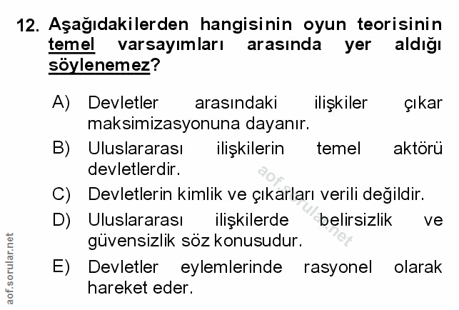 Soru 12