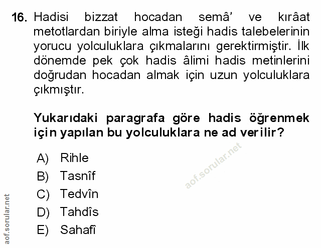 Soru 16