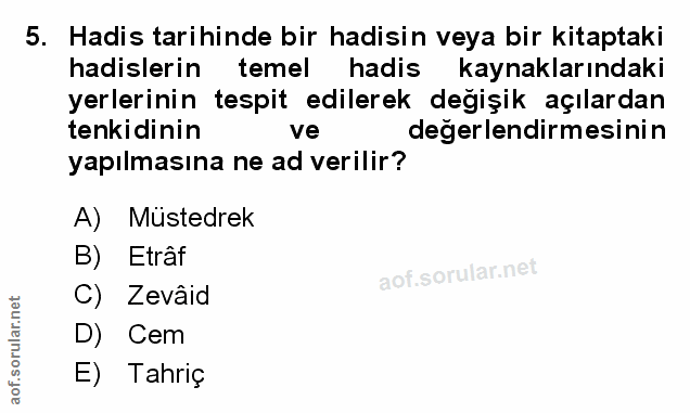 Soru 5