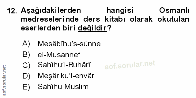 Soru 12