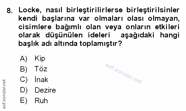 Soru 8