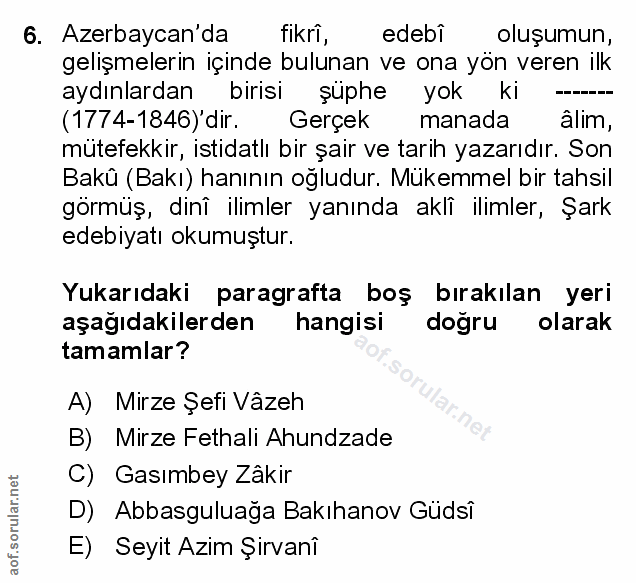 Soru 6
