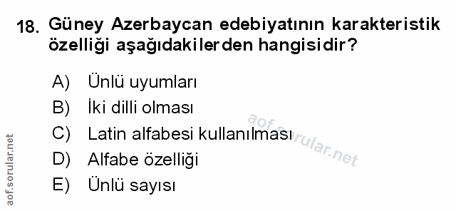 Soru 18
