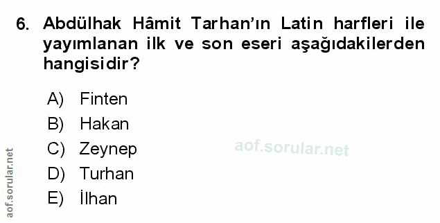 Soru 6