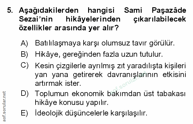 Soru 5
