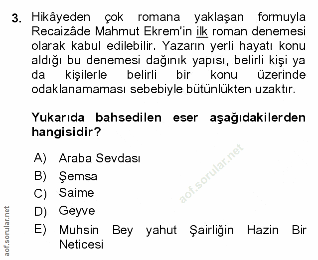 Soru 3
