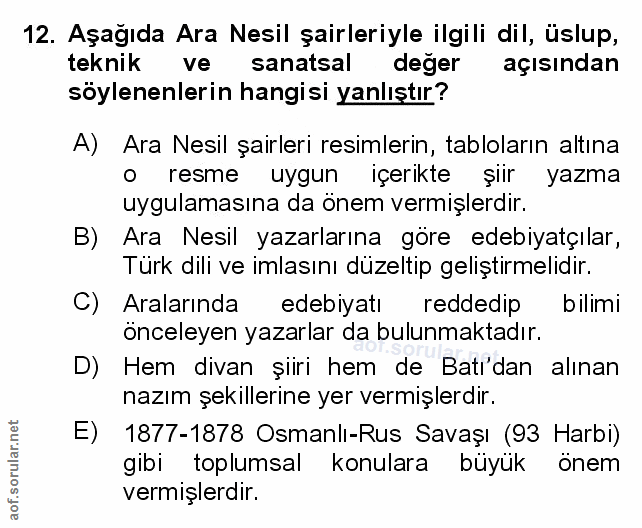 Soru 12