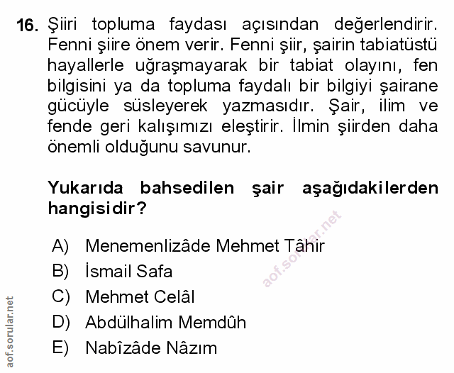 Soru 16