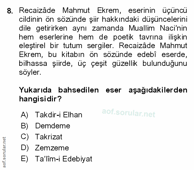 Soru 8