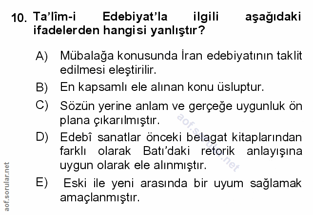 Soru 10