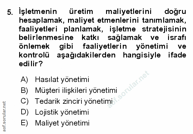 Soru 5