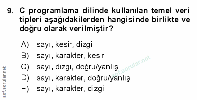 Soru 9
