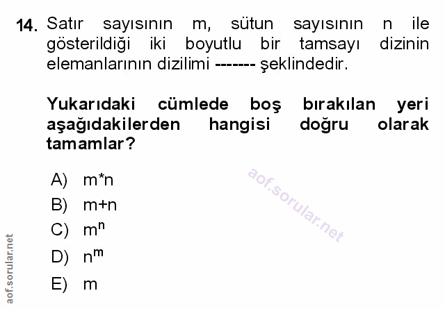 Soru 14