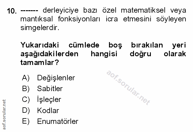 Soru 10