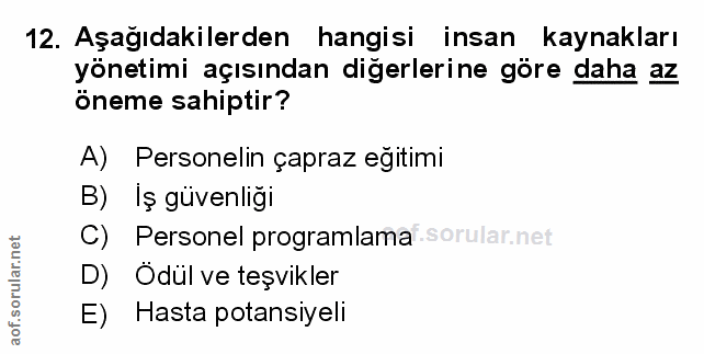 Soru 12