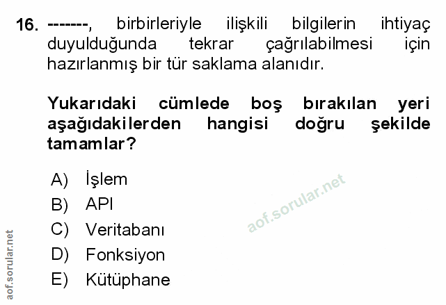 Soru 16
