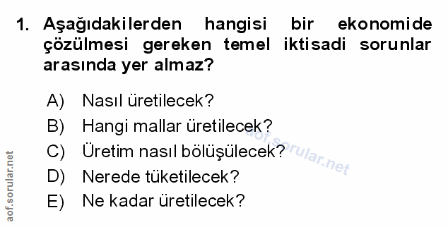 Soru 1