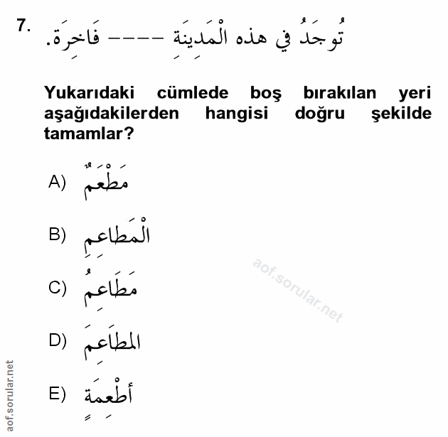 Soru 7