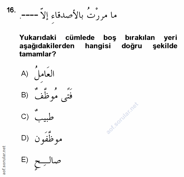 Soru 16