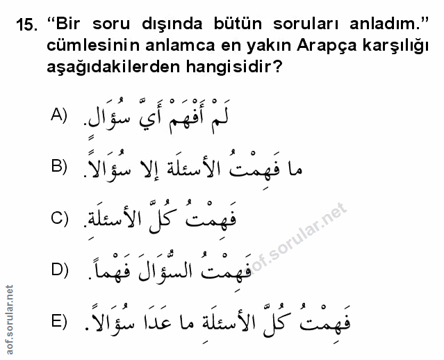 Soru 15