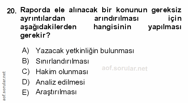 Soru 20