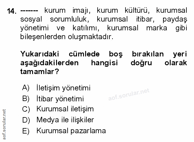 Soru 14
