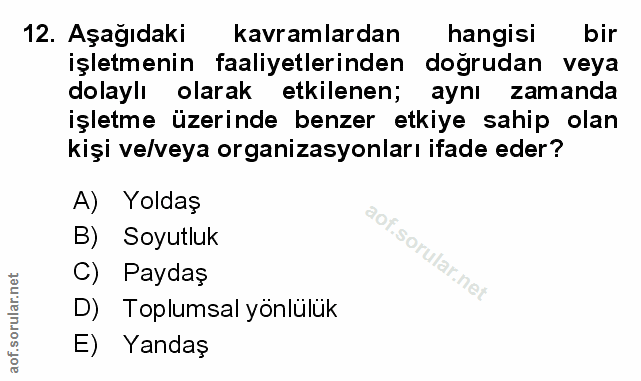 Soru 12