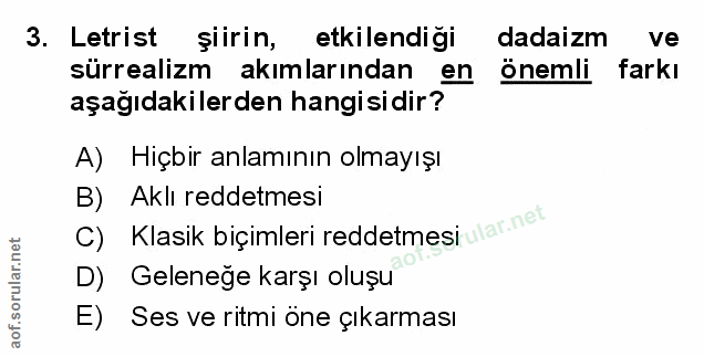 Soru 3