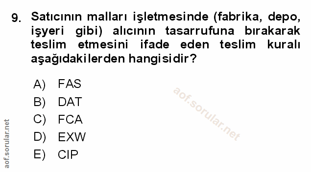 Soru 9